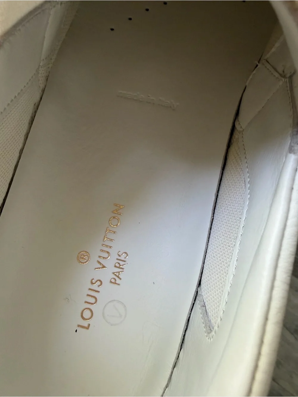 Louis Vuitton White Monogram Slip-On Sneakers